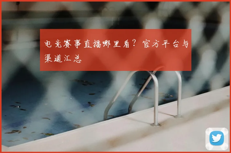 电竞赛事直播哪里看？官方平台与渠道汇总